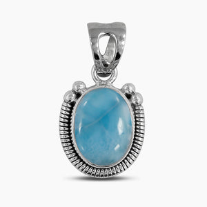 925 Sterling Silver Larimar Pendants