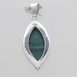 925 Sterling Silver Malachite Pendants