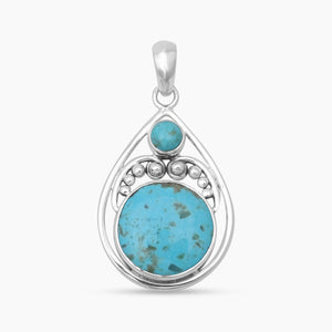 Mexican Turquoise Silver Pendants