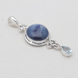 925 Sterling Silver Black Spinal Pendants