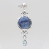 925 Sterling Silver Black Spinal Pendants
