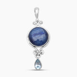 925 Sterling Silver Black Spinal Pendants