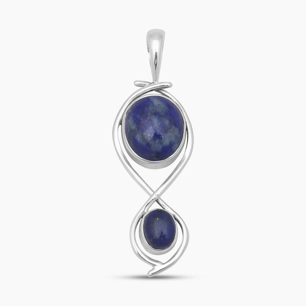 Lapis Lazuli Silver Pendants