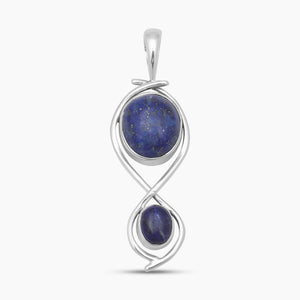 Lapis Lazuli Silver Pendants