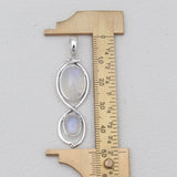 925 Sterling Silver Rutilated Quartz Pendants