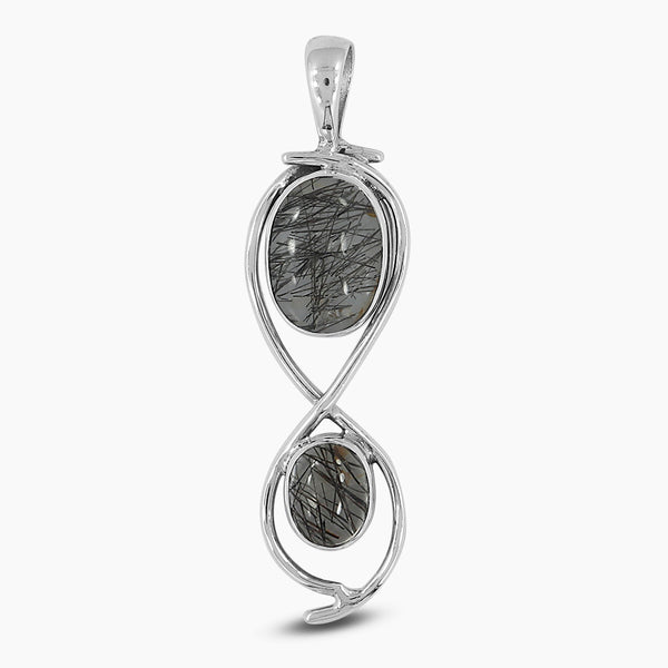 925 Sterling Silver Rutilated Quartz Pendants