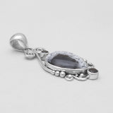 Dendritic Opal Silver Pendants