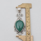 Dendritic Opal Silver Pendants