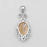925 Sterling Silver Brecciated Mookaite Pendants