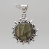 Labradorite Silver Pendants