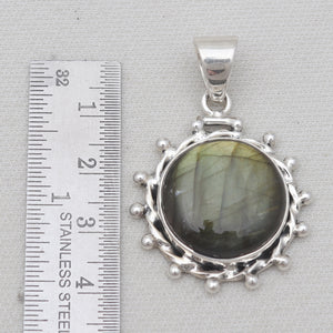 Labradorite Silver Pendants