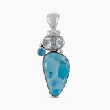 925 Sterling Silver Larimar Pendants