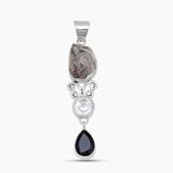 Herkimer Quartz Silver Pendants