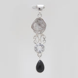 Herkimer Quartz Silver Pendants