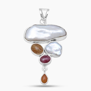 Freshwater Pearl Silver Pendants