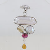 Natural Freshwater Pearl Silver Pendants