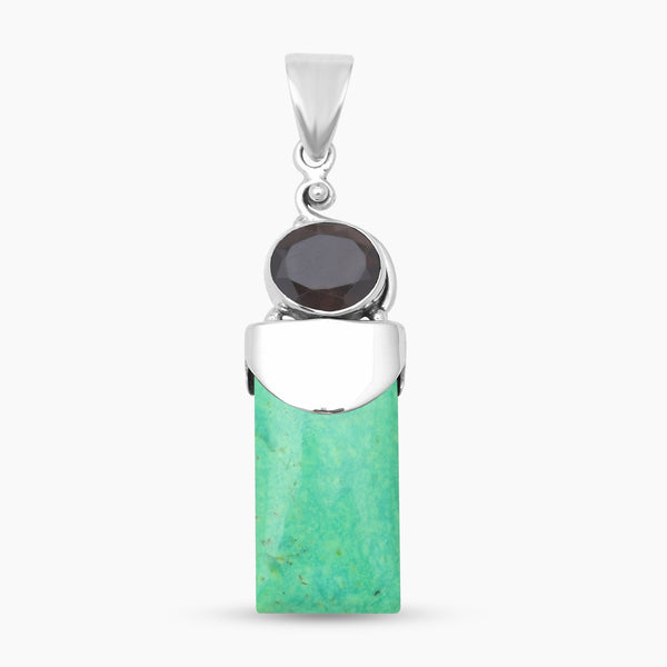 925 Silver Mohave Turquoise Pendants