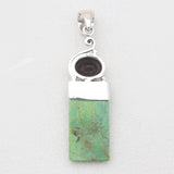 925 Silver Mohave Turquoise Pendants