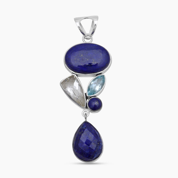 925 Sterling Silver Lapis Lazuli Pendants
