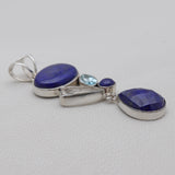 925 Sterling Silver Lapis Lazuli Pendants