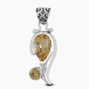 925 Sterling Silver Citrine Pendants