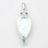 925 Sterling Silver Rutilated Quartz Pendants