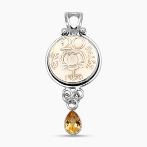 925 Sterling Silver Coin Pendants