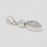 Rainbow Moonstone Silver Pendants