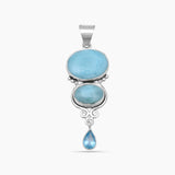 Rainbow Moonstone Silver Pendants