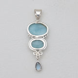 Rainbow Moonstone Silver Pendants