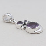 925 Sterling Silver Amethyst Pendants