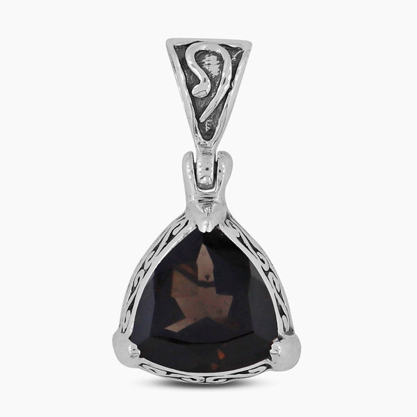 925 Silver Smoky Quartz Pendants