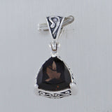 925 Silver Smoky Quartz Pendants
