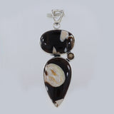 Peanut Wood Jasper Silver Pendants