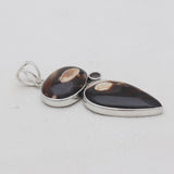 Peanut Wood Jasper Silver Pendants