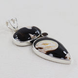 Peanut Wood Jasper Silver Pendants