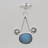 Ethiopian Opal Silver Designer Pendants