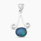 Ethiopian Opal Silver Designer Pendants