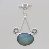 Ethiopian Opal Silver Designer Pendants