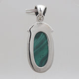 925 Sterling Silver Malachite Pendants
