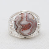 925 Sterling Silver Dendritic Opal Rings