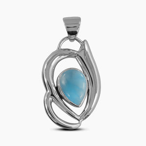 Mohave Turquoise Silver Pendants