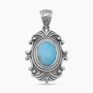 925 Sterling Silver Larimar Pendants