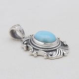 925 Sterling Silver Larimar Pendants
