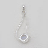 925 Sterling Silver Tourmaline Pendant