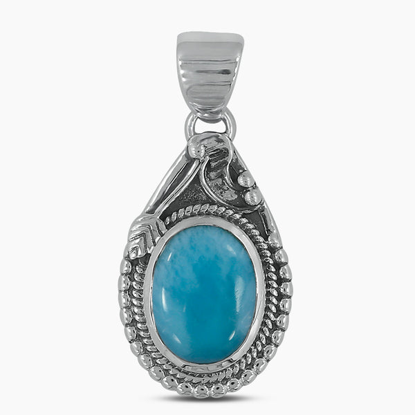 925 Sterling Silver Larimar Pendants