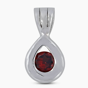 925 Silver Natural Ruby Pendants