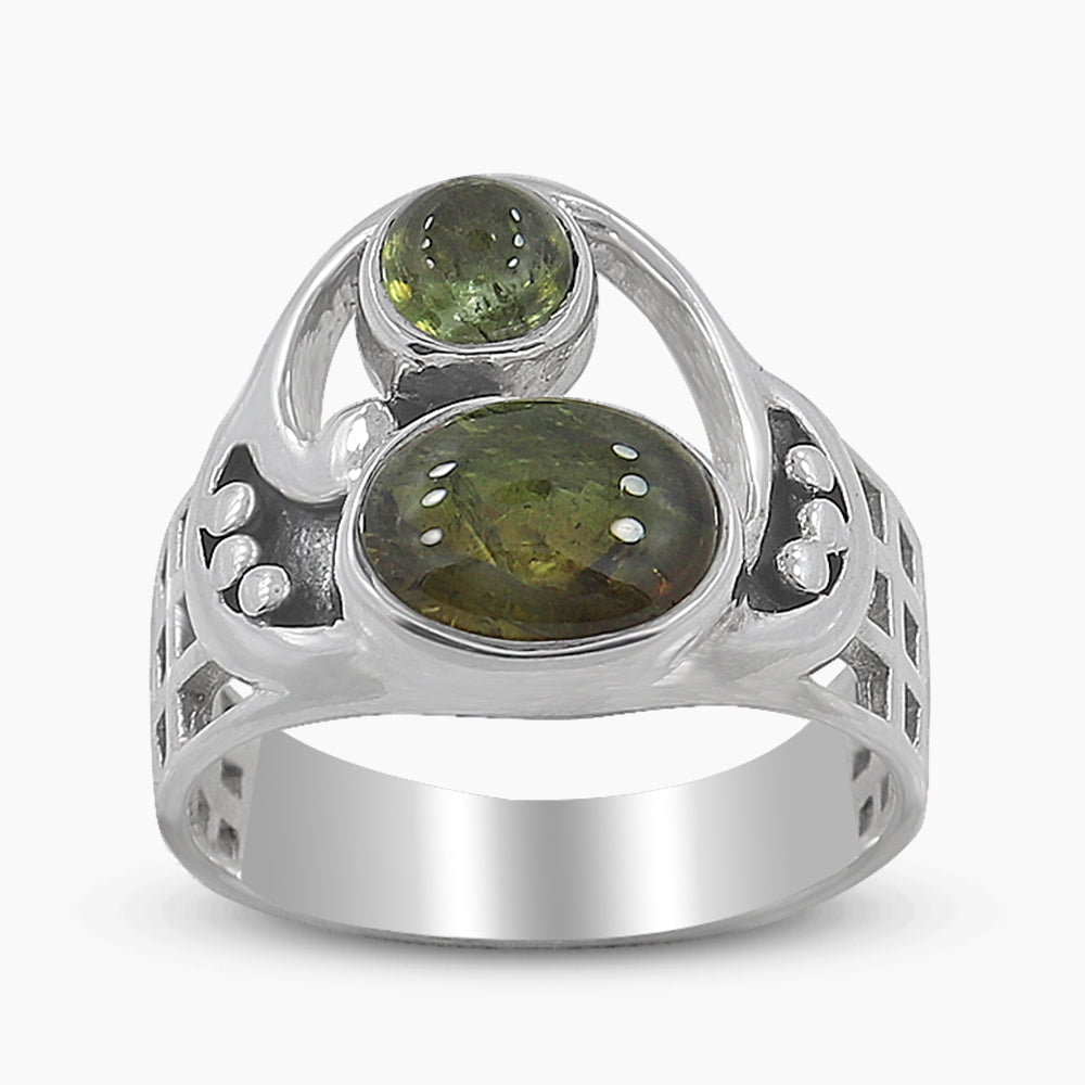 925 Sterling Silver Tourmaline Rings