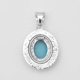 925 Silver Blue Larimar Pendants