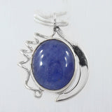 925 Sterling Silver Tanzanite Pendant